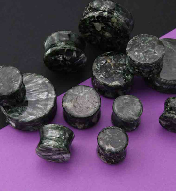 Seraphinite Stone Plugs