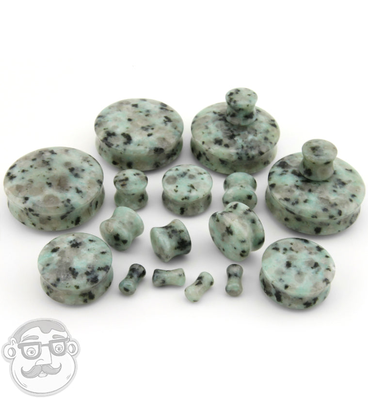 Sesame Jasper Stone Plugs