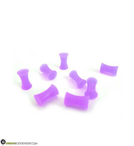 Silicone Purple Saddle Plugs