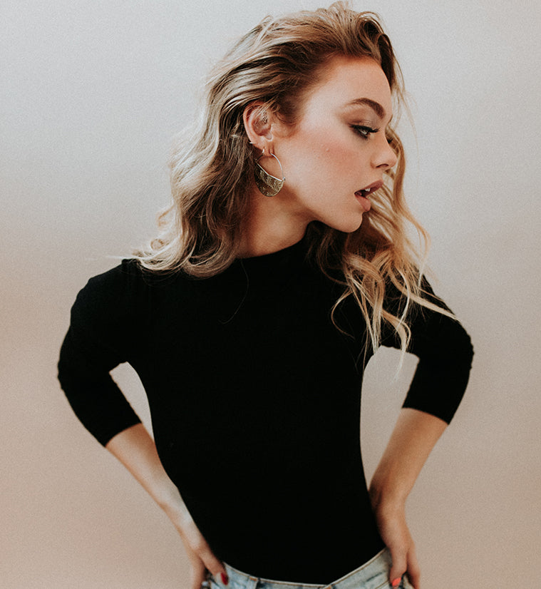 Silver Boundary Titanium Hangers - Earrings