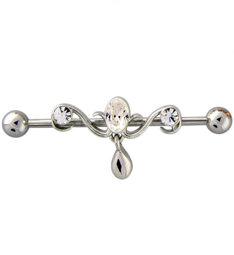 Candelabrum CZ Industrial Barbell