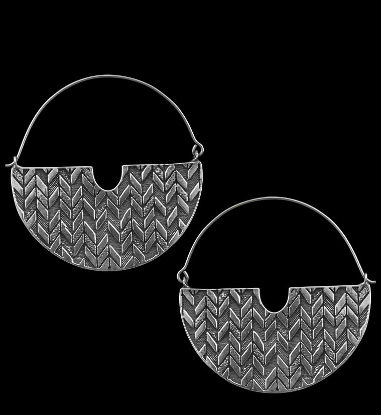 Silver Herring Titanium Hangers / Earrings