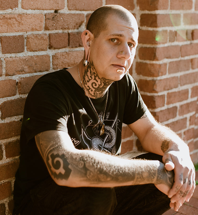 Small White Brass Knuckle Ear Weights