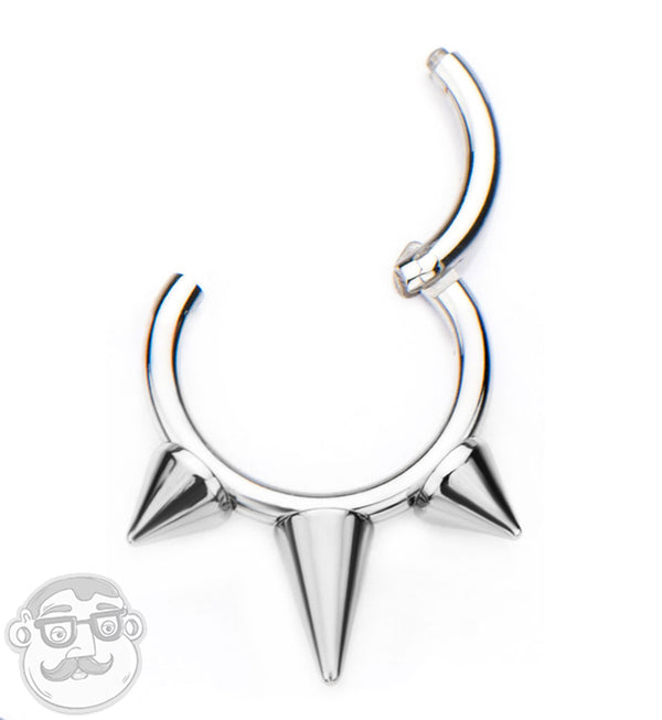 Hinged Segment Spiked Captive Ring