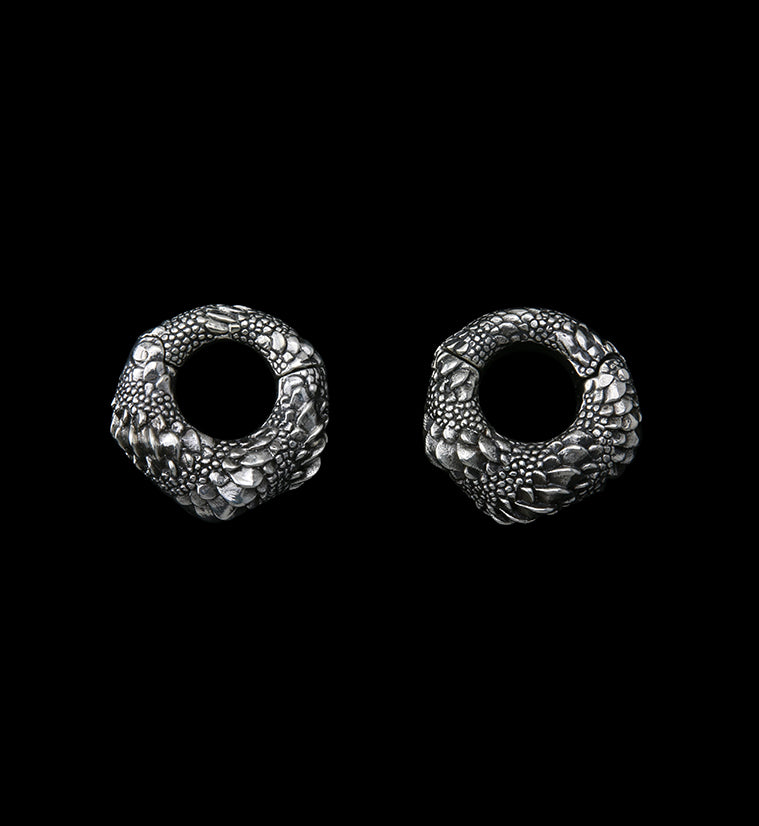 Silver Tarragon Hinged Ear Weights