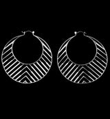 Silver Trinity Titanium Hangers - Earrings