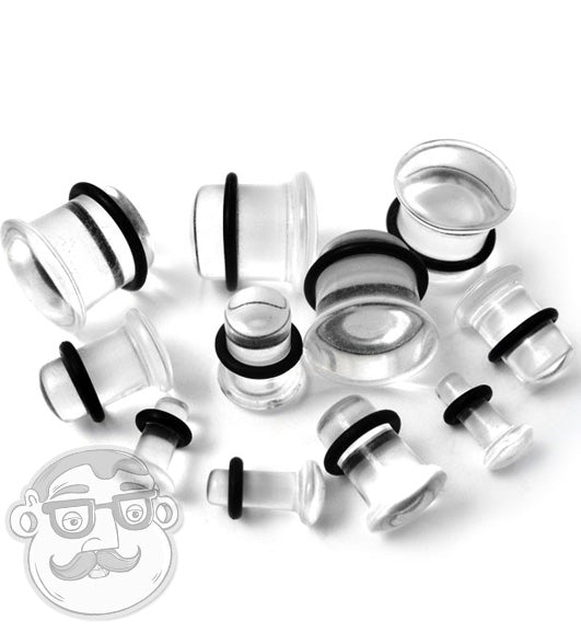Buy Glow Glass Ear Spirals Tapers Plugs Gauges 716 11mm Online in India   Etsy