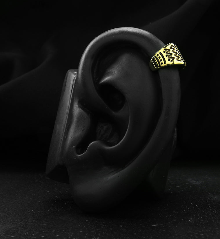 Sketch Brass Ear Cuff