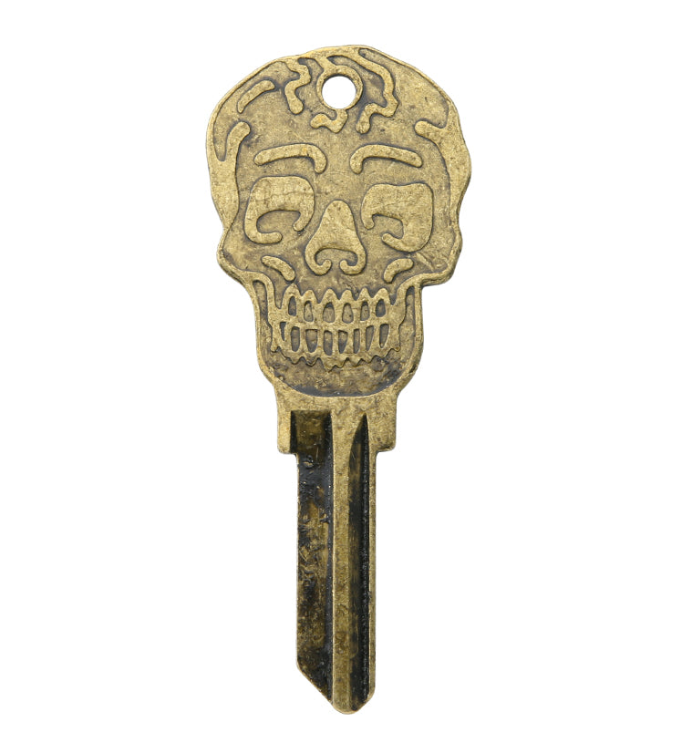 Skull Brass Key
