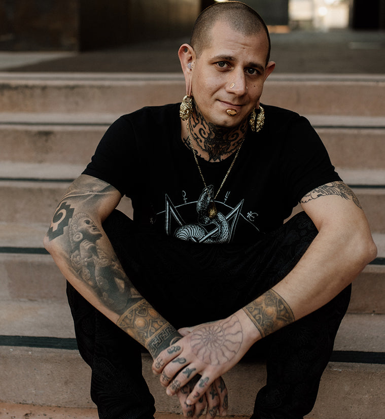 Brass Sugar Skull Ear Weights