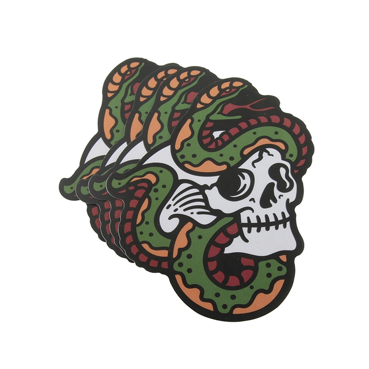 Snake & Skull Sticker Pack (4 pack) | UrbanBodyJewelry.com