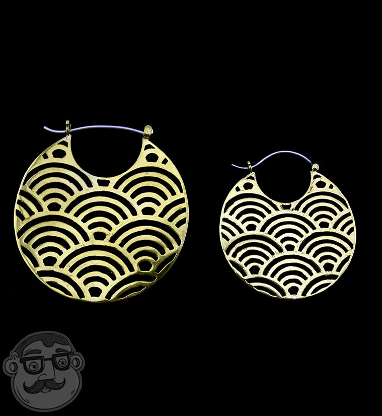 Horizon Brass Earrings / Weights