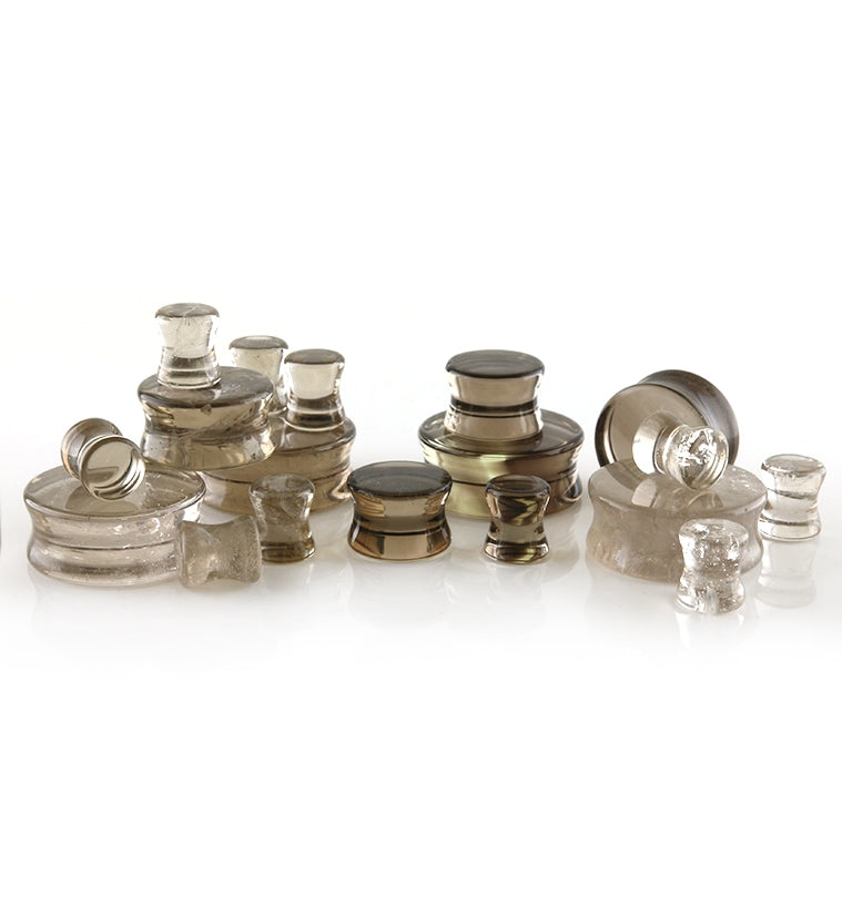 Smokey Quartz Stone Plugs