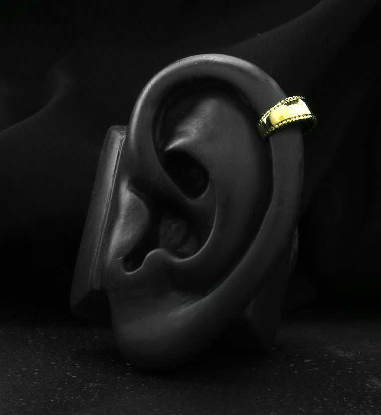Smooth Brass Ear Cuff