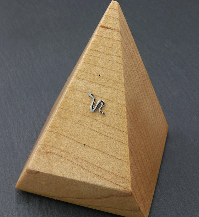 Smooth Snake Threadless Titanium Top