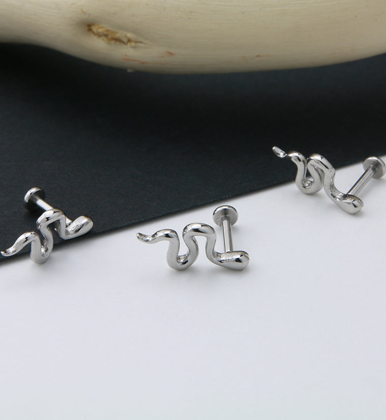 Snake Labret Post