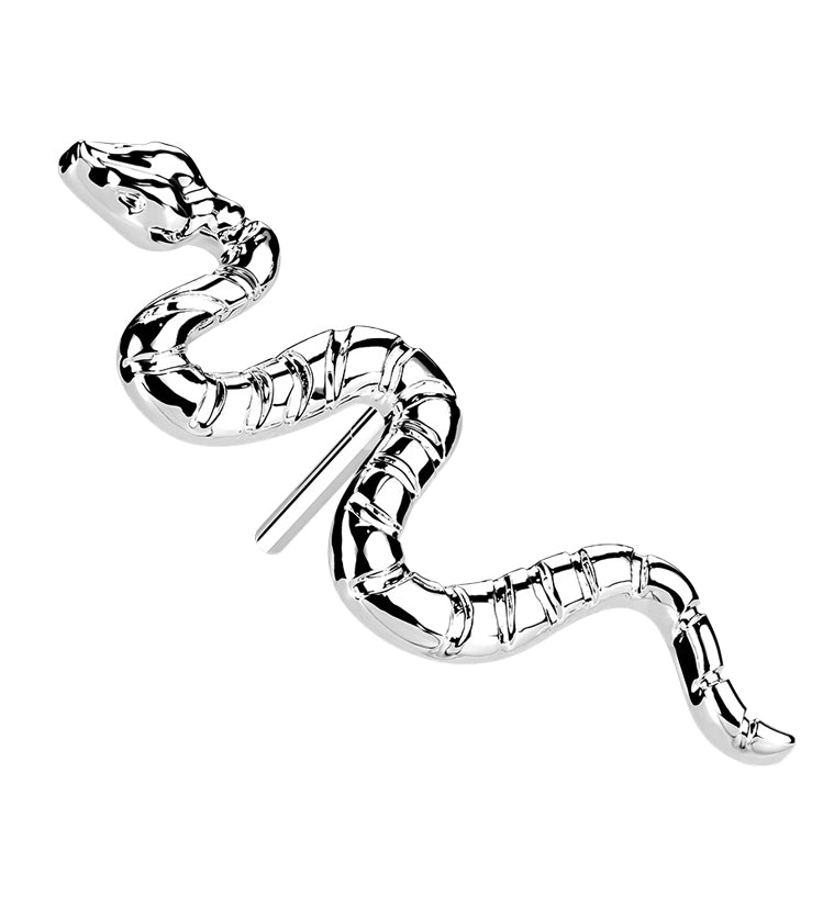 Snake Threadless Titanium Top