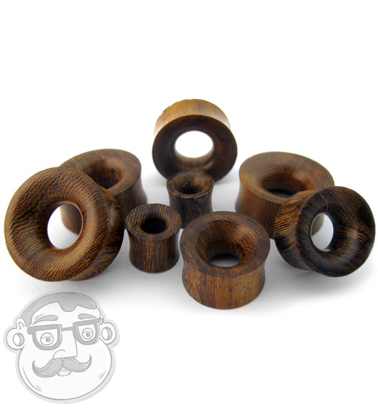 Concave Snake Wood Tunnel Plugs
