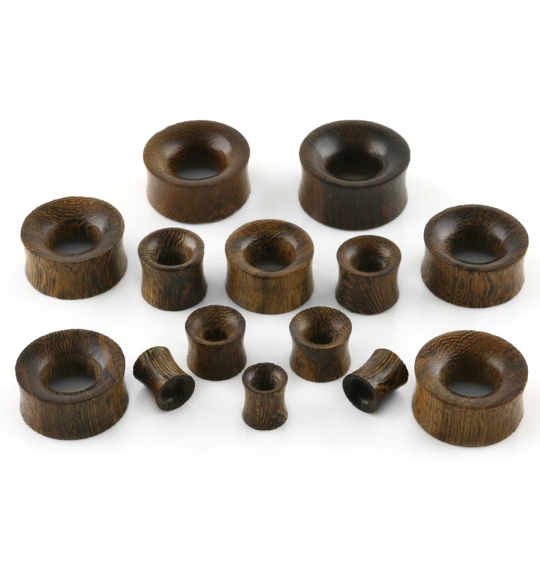 Concave Snake Wood Tunnel Plugs