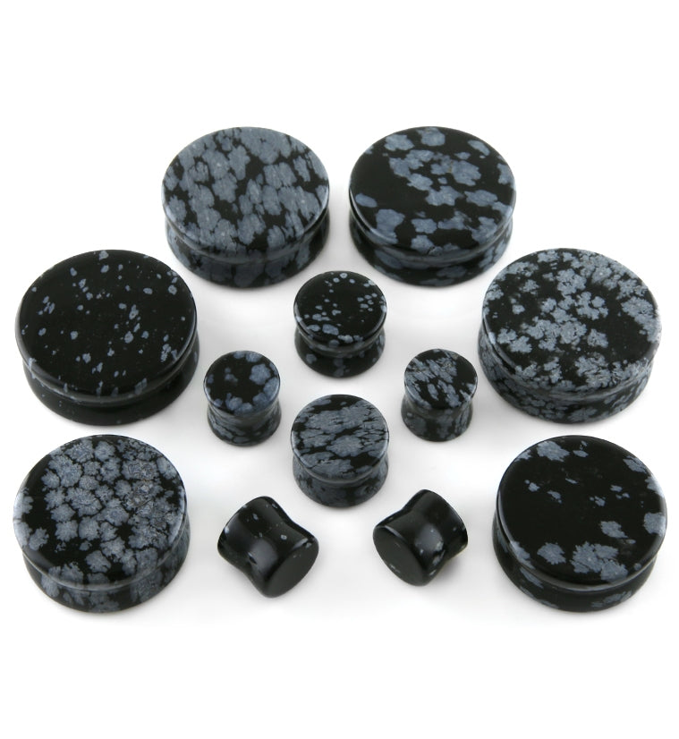 Snowflake Obsidian Stone Plugs