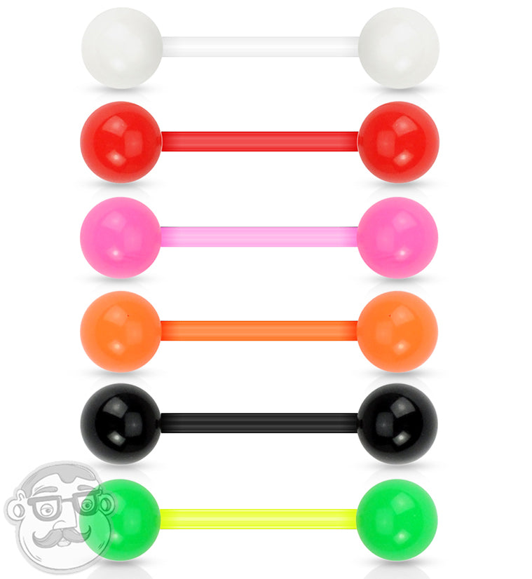 Solid Color Acrylic Barbell