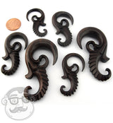 Sono Wood Seahorse Spiral Plugs