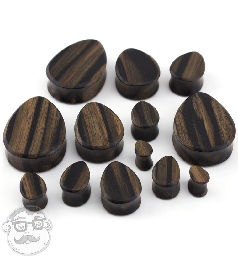 Sono Wood Teardrop Plugs