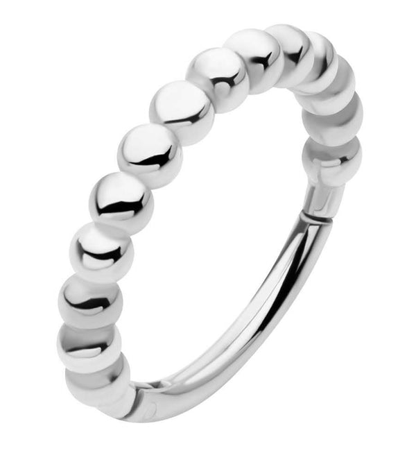 Spherical Beaded Stainless Steel Hinged Segment Ring