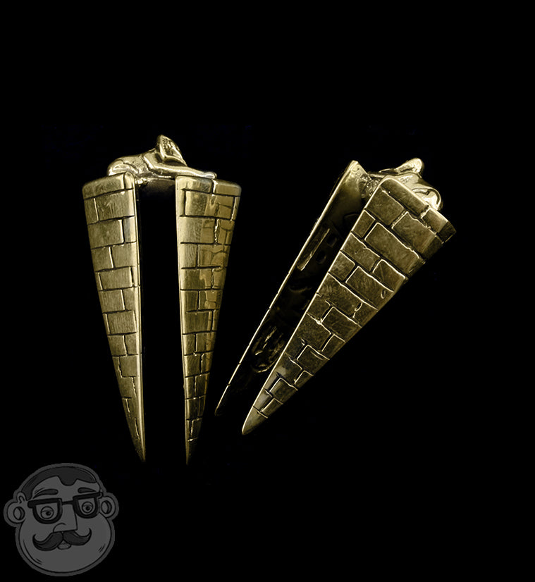Sphinx Brass Ear Weights / Hangers