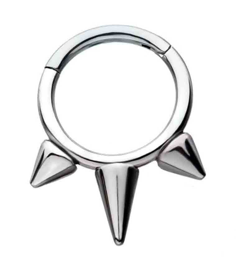 Titanium Hinged Spiked Segment Ring