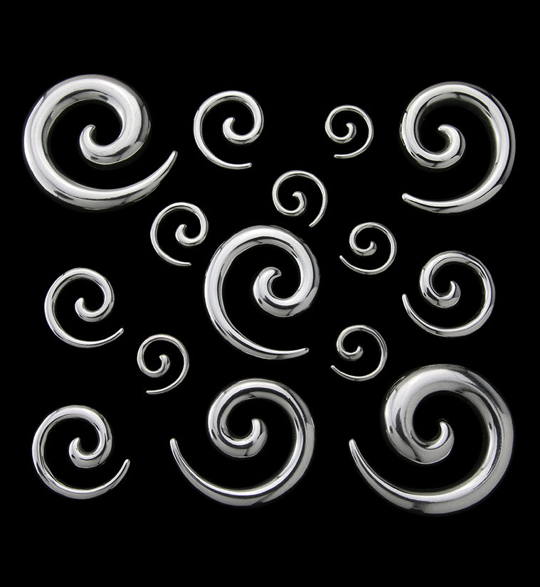 316L Stainless Steel Spirals Plugs