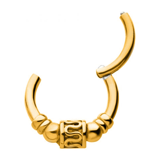 Gold PVD Spoil Hinged Segment Ring