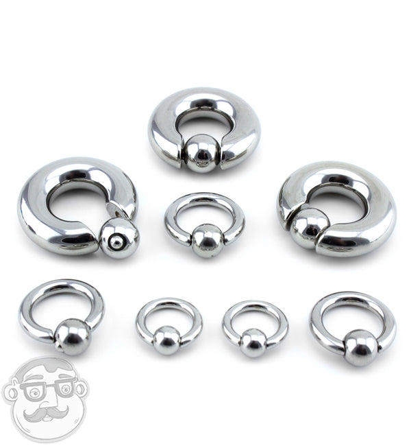Stainless Steel Captive Bead Ball Holder For 3 5mm Or 5 8mm Bands