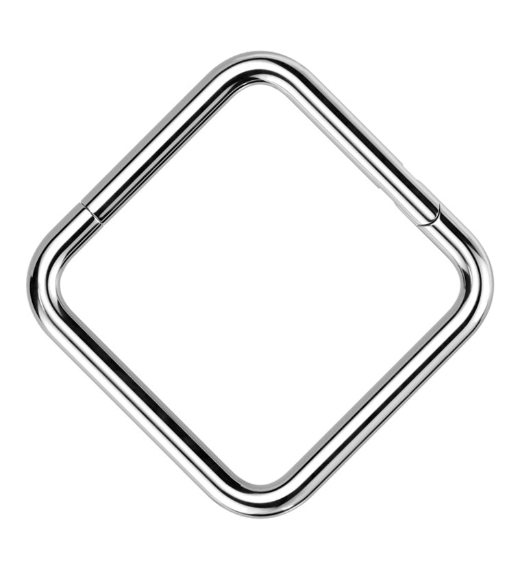 Square Titanium Hinged Segment Ring