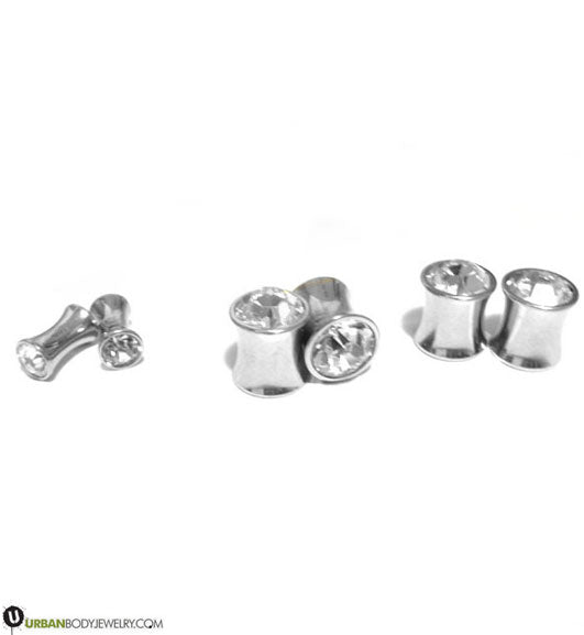 Stainless Steel CZ Plugs