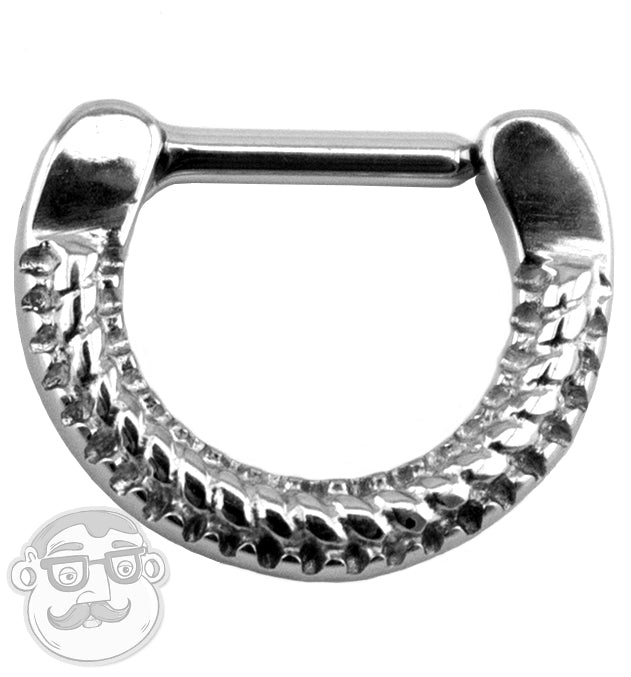 16G Lasso Stainless Steel Septum Clicker