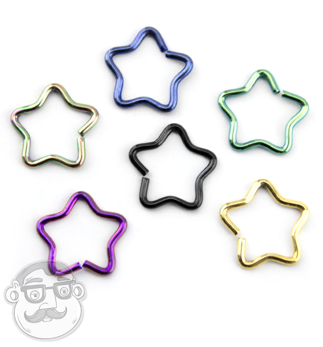 Star Daith Cartilage Tragus Stainless Steel Earring