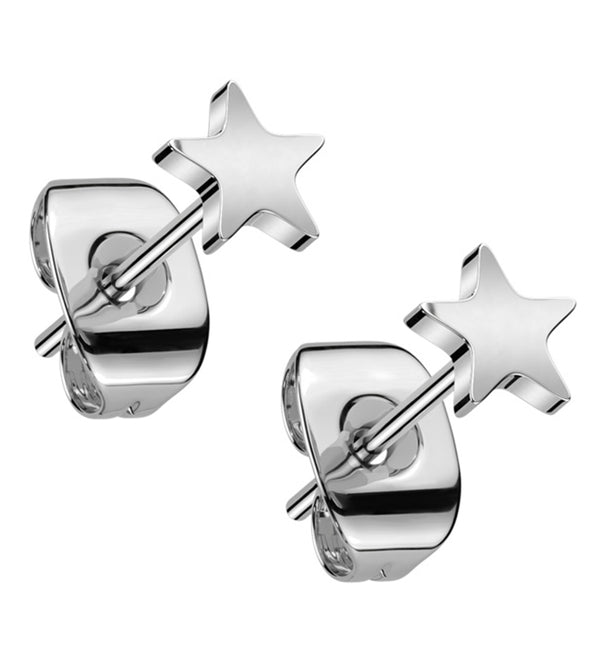 Star Titanium Stud Earrings