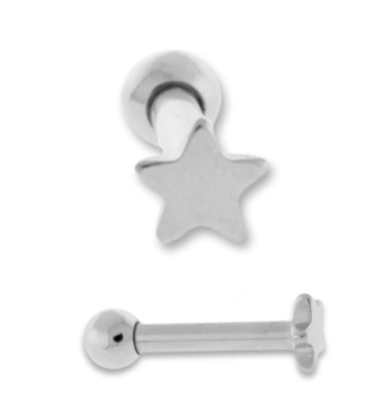 Star Tragus / Cartilage Barbell