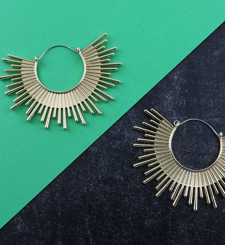 20G Golden Stark Plug Hoops