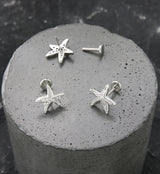 Starfish CZ Stainless Steel Threadless Labret