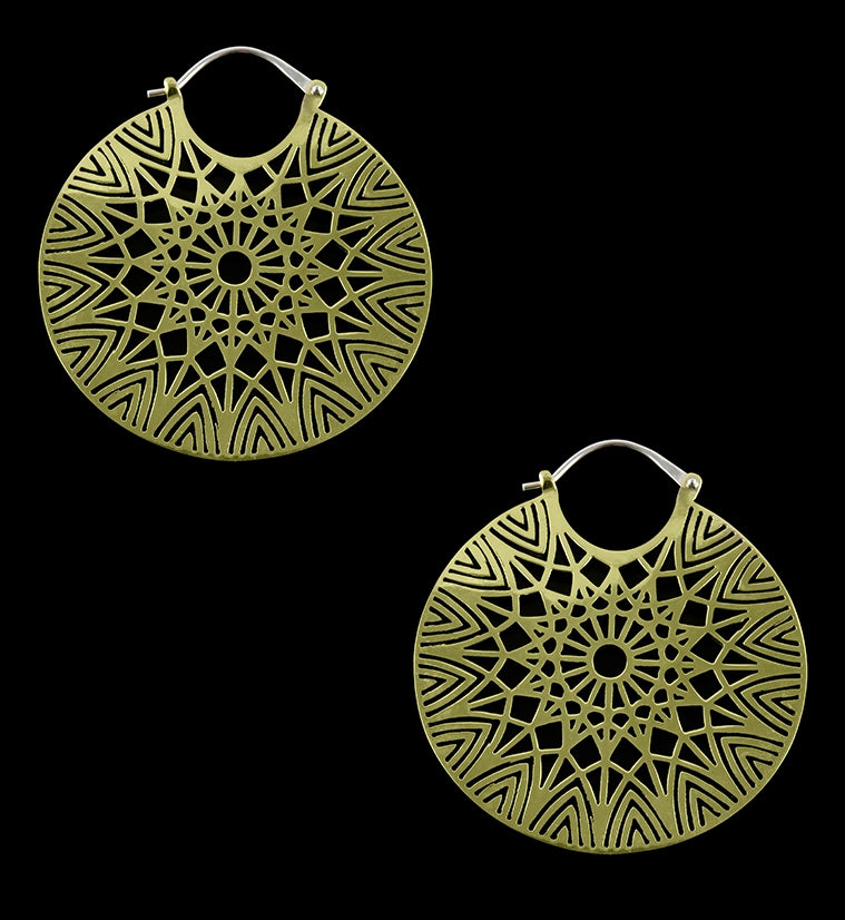 Stellar Brass Earrings / Weights