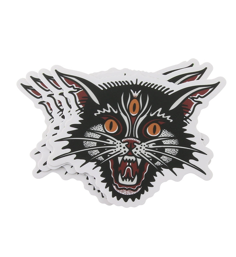 Black Cat Sticker Pack (4 pack)