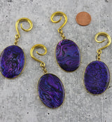 Purple Abalone Shell Hangers