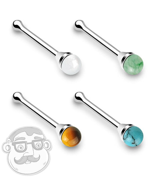 Precious Stone Nose Stud