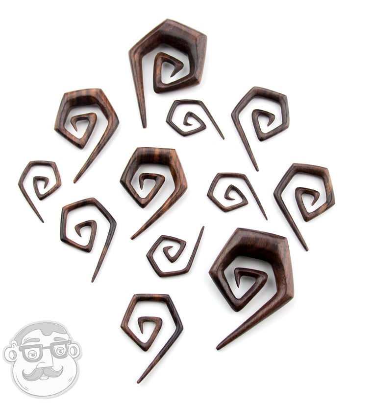 Straight Edge Sono Wood Spirals