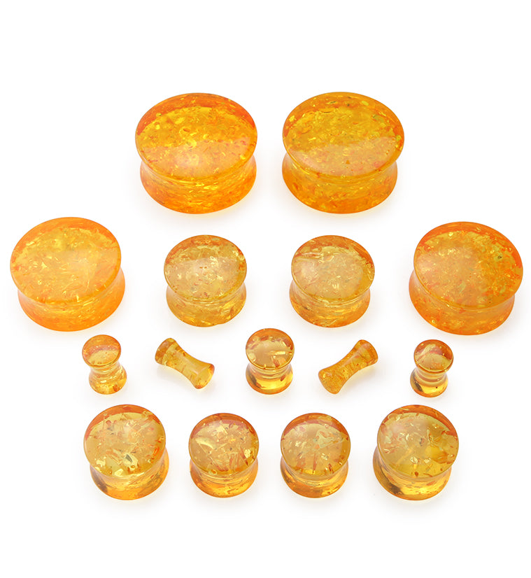 Synthetic Amber Plugs