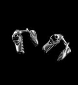 Steampunk Skull Brass Ear Weights