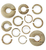 Tamarind Wood Hoop Plugs