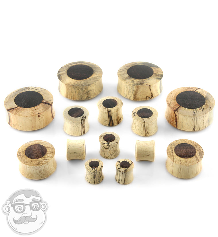 Tamarind wood plugs gauges sono wood inlay